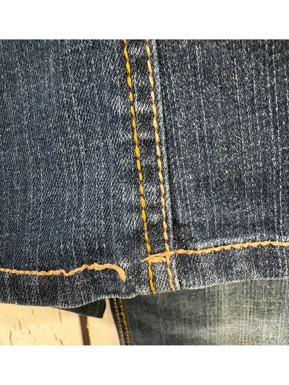 Justice Jeans Girls' Size 16 1/2 Simply Low Blue Denim Bootcut Jeans